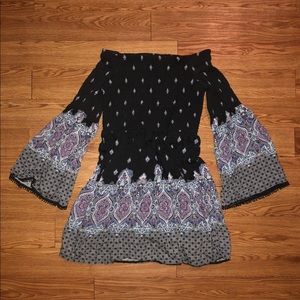 Off the shoulder dress